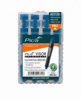 Pica VISOR permanent Refill Leads - Blue